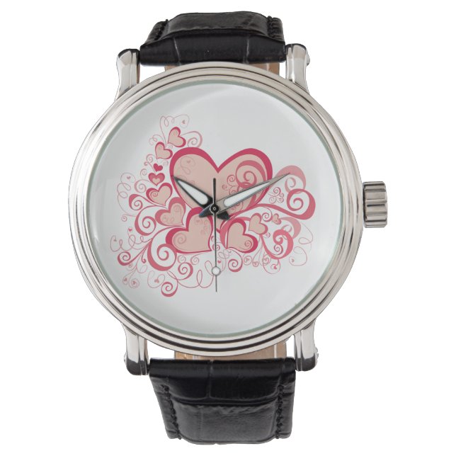 Valentinstag Armbanduhr (Vorderseite)