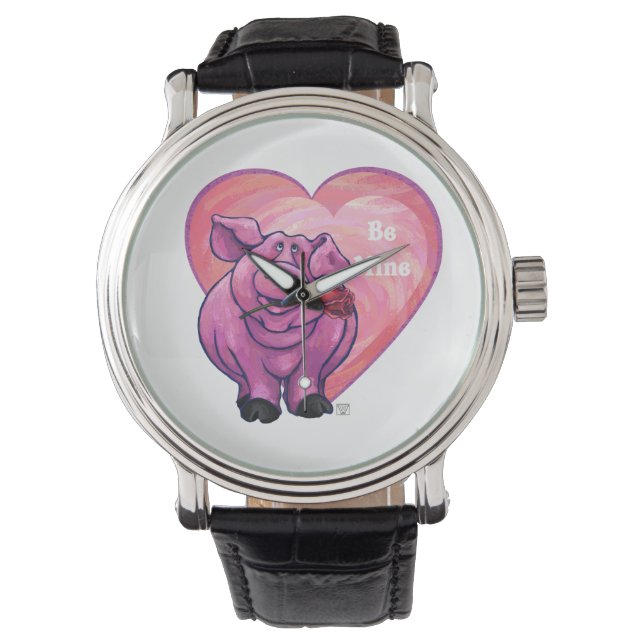 Valentinstag Armbanduhr (Vorderseite)