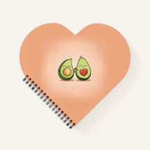 Valentinstag Avocado Halves Liebe Muster
