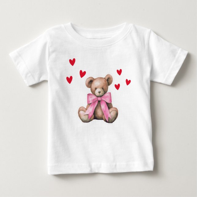 Valentinstag Baby T-shirt (Vorderseite)