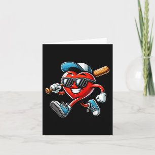 Valentinstag Baseball Boys Kids Funny Karte