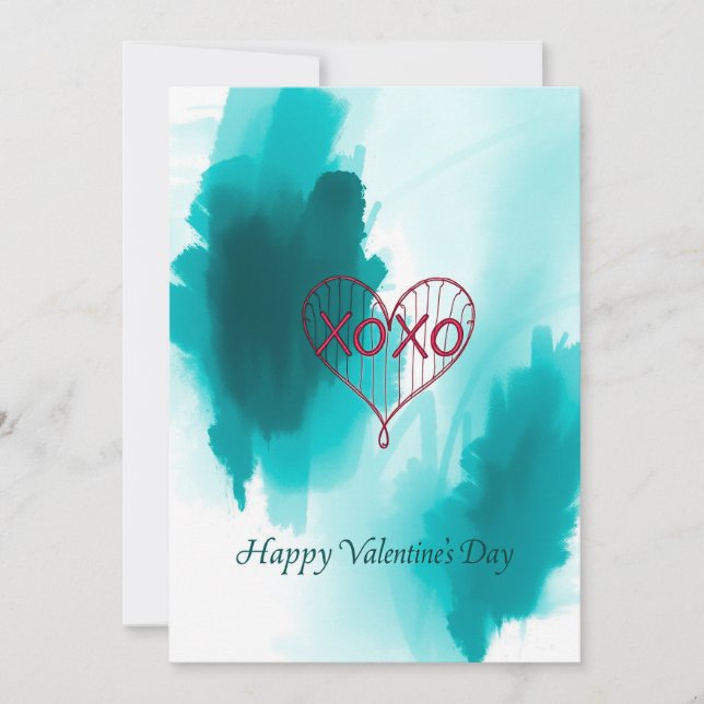 Valentinstag - Begehung der Liebe Einladung (Vorderseite)