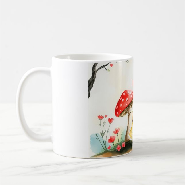 Valentinstag - Begehung der Liebe Kaffeetasse (Links)