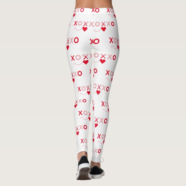 Valentinstag - Begehung der Liebe Leggings (Rückseite)
