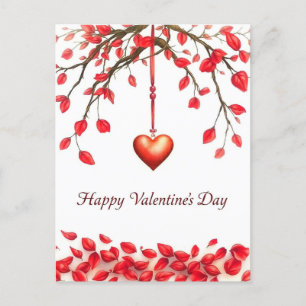 Valentinstag - Begehung der Liebe Postkarte