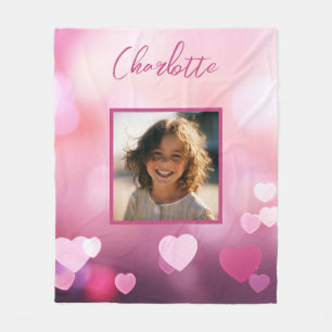 Valentinstag Benutzerdefiniertes Foto und Personal Fleecedecke
