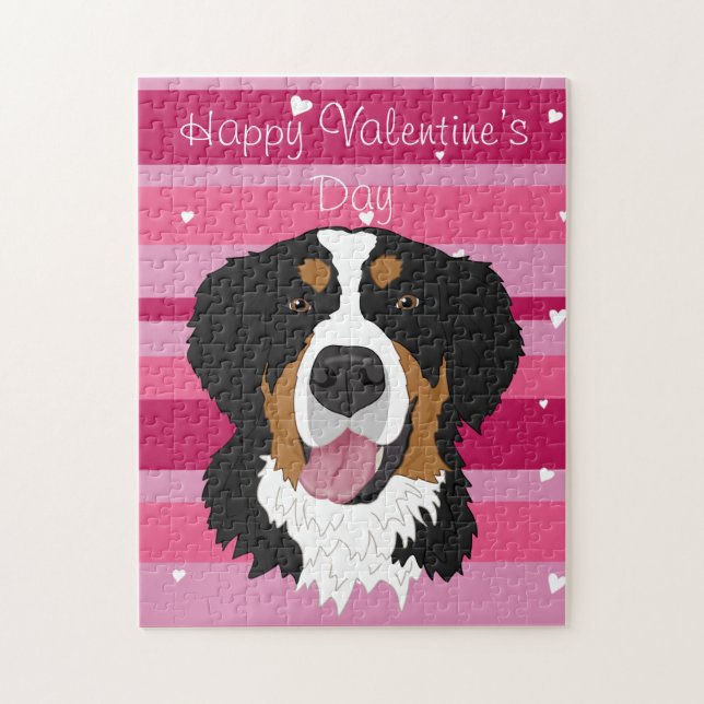 Valentinstag Bernese Mountain Dog (Vertikal)