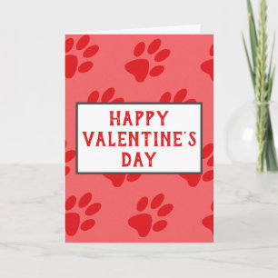 Valentinstag Beste Hundemutter überhaupt Pfotenabd Karte
