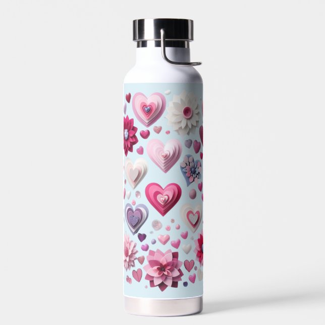Valentinstag blauer Tasse Trinkflasche (Links)