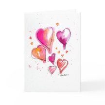 Valentinstag Blutung Herzkarte