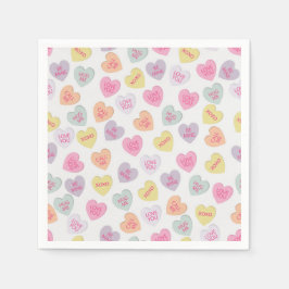 Valentinstag Bonbons Serviette