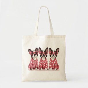 Valentinstag Boston Terrier Dogs Tragetasche