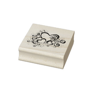 Valentinstag-Briefmarke Gummistempel