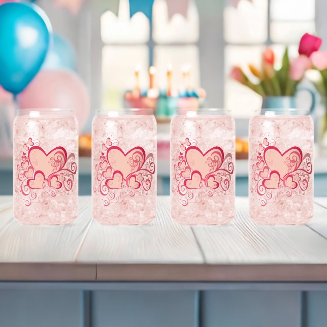 Valentinstag-Brille Dosenglas (Insitu (Baby Party))