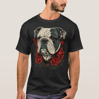 Valentinstag Bulldogge 3 T-Shirt