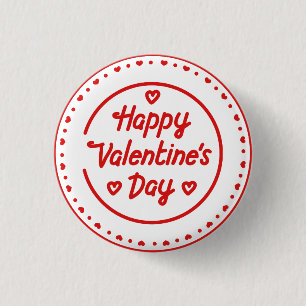 Valentinstag Button