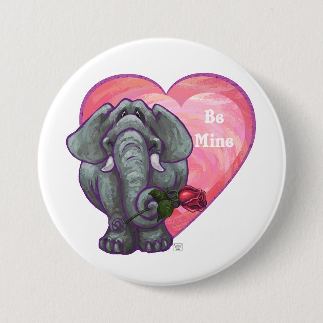 Valentinstag Button (Vorderseite)