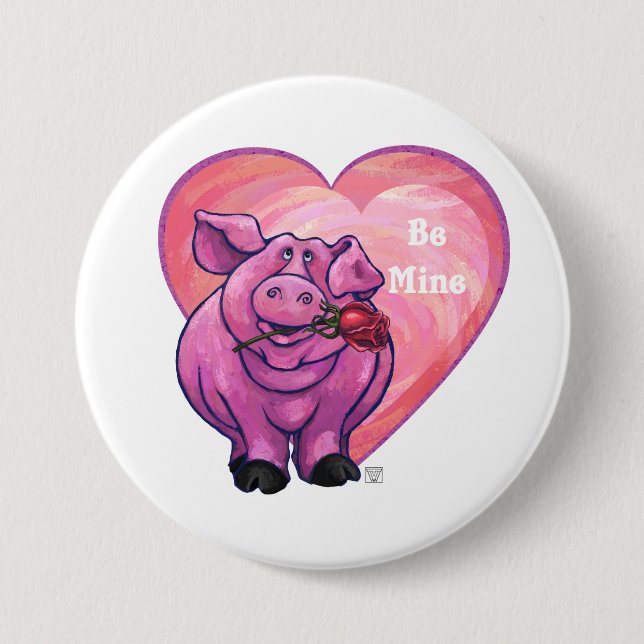 Valentinstag Button (Vorderseite)