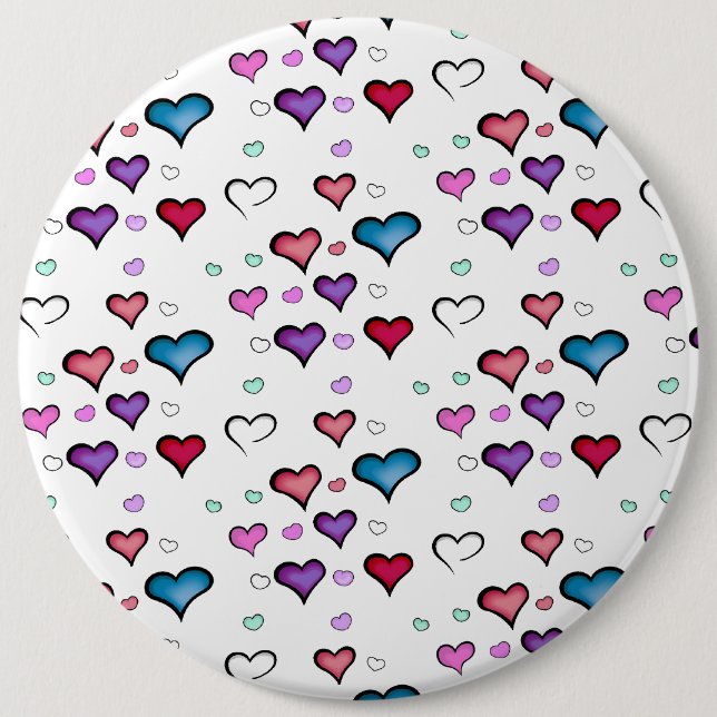 Valentinstag Button (Vorderseite)