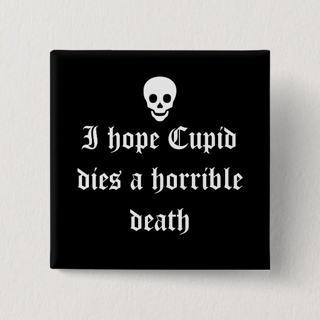 Valentinstag Button (Vorderseite)