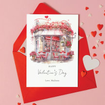 Valentinstag Caffe Elegantes Personalisiertes