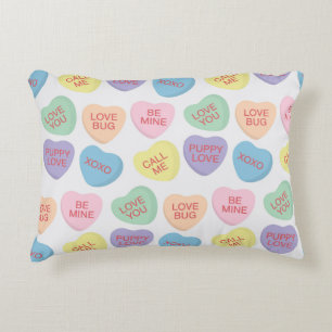 Valentinstag Candy Conversation Hearts Pillow Dekokissen