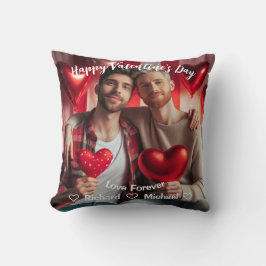 Valentinstag | Candy Hearts LGBT Custom Foto Kissen