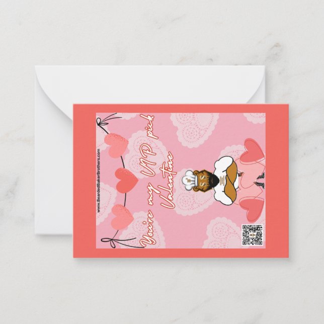 Valentinstag Card Nr. 7 Mitteilungskarte (Vorderseite)