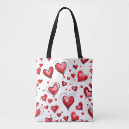 Valentinstag-Collage Tasche