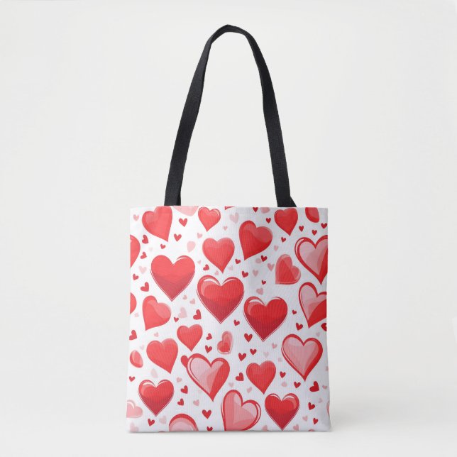 Valentinstag-Collage Tasche (Vorderseite)