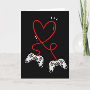 Valentinstag Controller Herz Videospiel Gamer  Karte