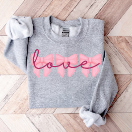 Valentinstag Coquette Bow Shirt, Valentinstag Sweatshirt