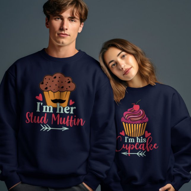 Valentinstag Couple Matching Funny Matching Sweatshirt (Von Creator hochgeladen)