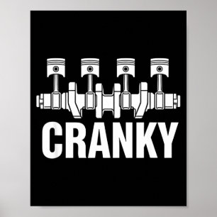 Valentinstag Cranky Kurbelwellen-Design für Mecha Poster