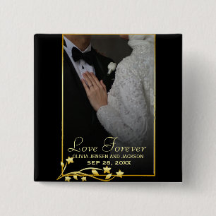 Valentinstag Custom Couple Foto Button