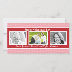Valentinstag Custom Foto Cards Feiertagskarte