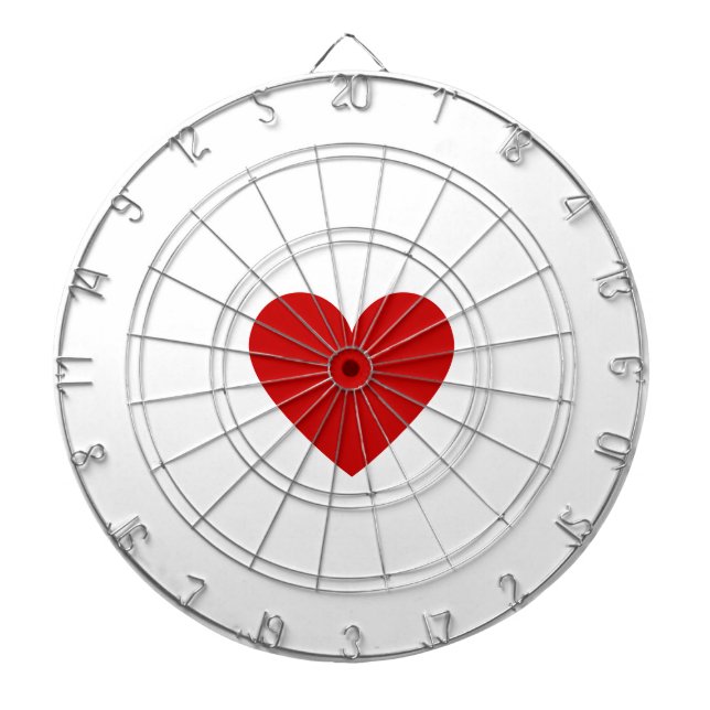 Valentinstag  dartscheibe (vorne)
