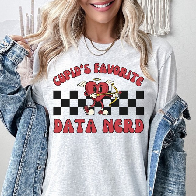 Valentinstag Data Nerd, Cupids Data Scientist T-Shirt (Von Creator hochgeladen)