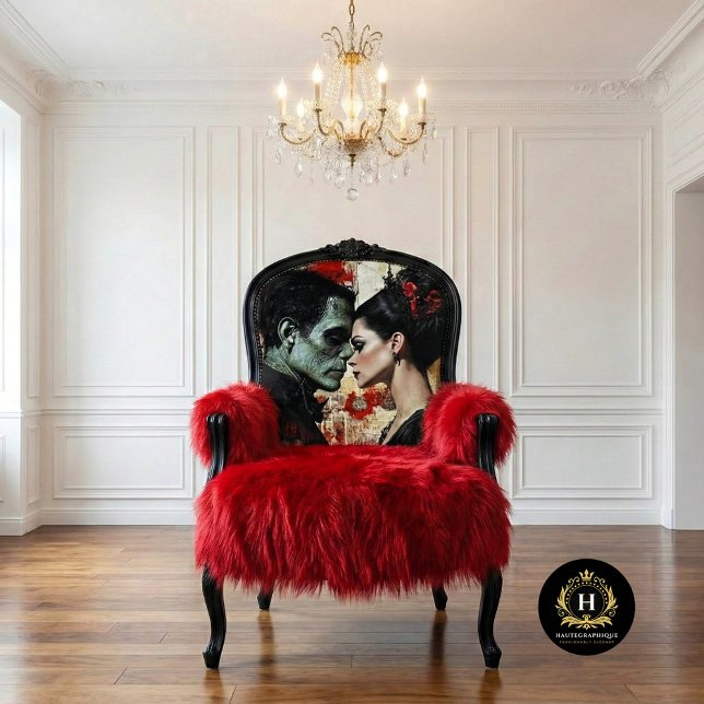 Valentinstag Decoupage Bride von Frankenstein Seidenpapier (Von Creator hochgeladen)