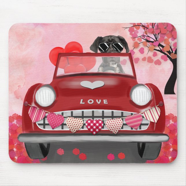 Valentinstag-Delikatesse Mousepad (Vorne)