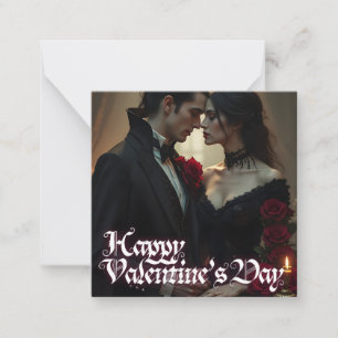 Valentinstag der ewigen Leidenschaft Mitteilungskarte