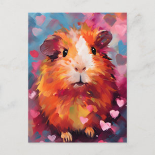Valentinstag der Guinea Postkarte