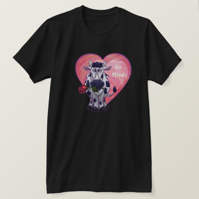 Valentinstag der Kuh T-Shirt (Design vorne)
