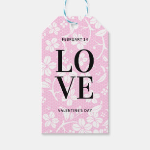 Valentinstag der Liebe Geschenkanhänger