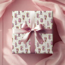 Valentinstag der Liebe Geschenkpapier