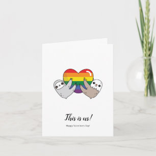 Valentinstag der Liebe Karte