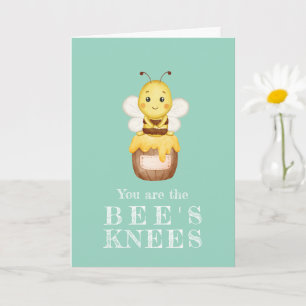 Valentinstag der niedlichen Hummel Karte