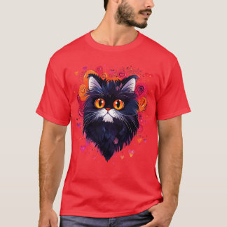 Valentinstag der Perserkatze T-Shirt