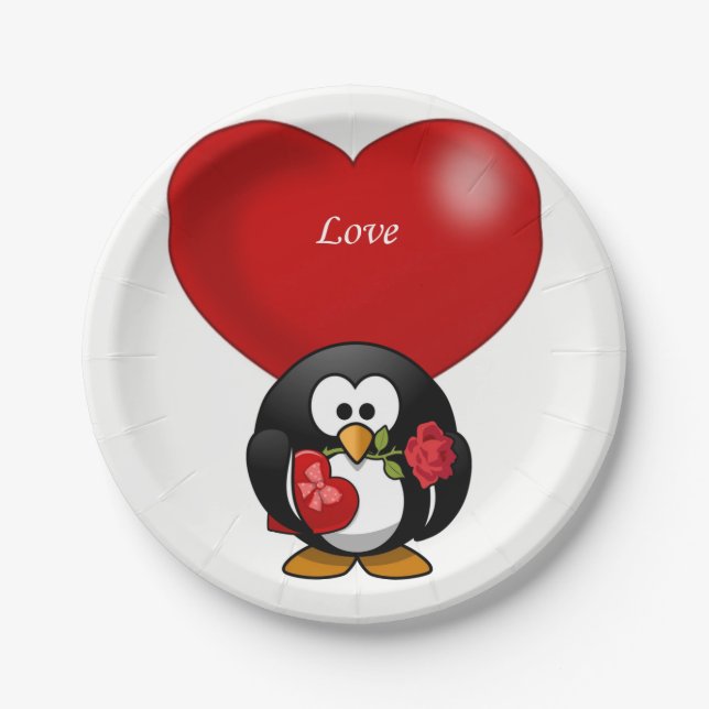 Valentinstag der Teller (Vorderseite)