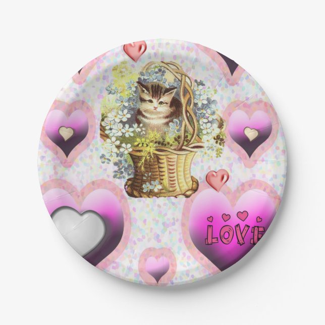 Valentinstag der Teller (Vorderseite)